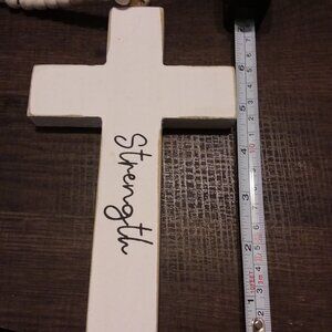 White decorative cross